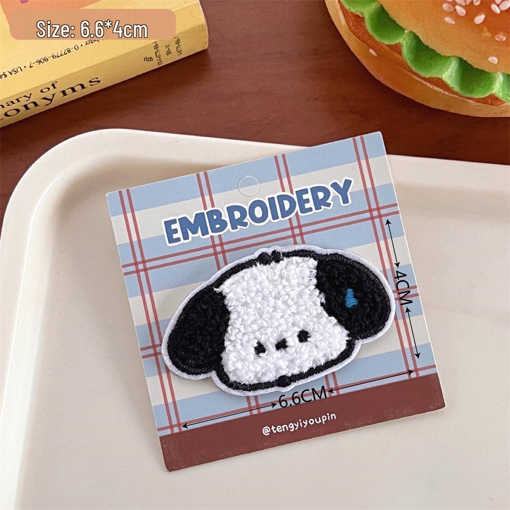 Cute Cartoon No-Sew Self-Adhesive Jacket Patch for Kids' Clothing Repair