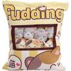 Schattig Sierkussen Knuffeldieren Speelgoed Creatieve Cadeaus voor Tieners Meisjes Kinderen (geel)