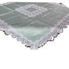 Vivienne (Vivienne) [Tischdecke 90x90cm Grün & Weiß] Brillante Triken Serie Gestickte Spitze Tischläufer WK2510N1