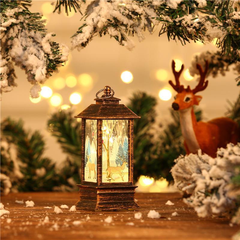 Luminous LED Old Man Ornament Oil Lamp - Christmas Party Decor & Children s Gift