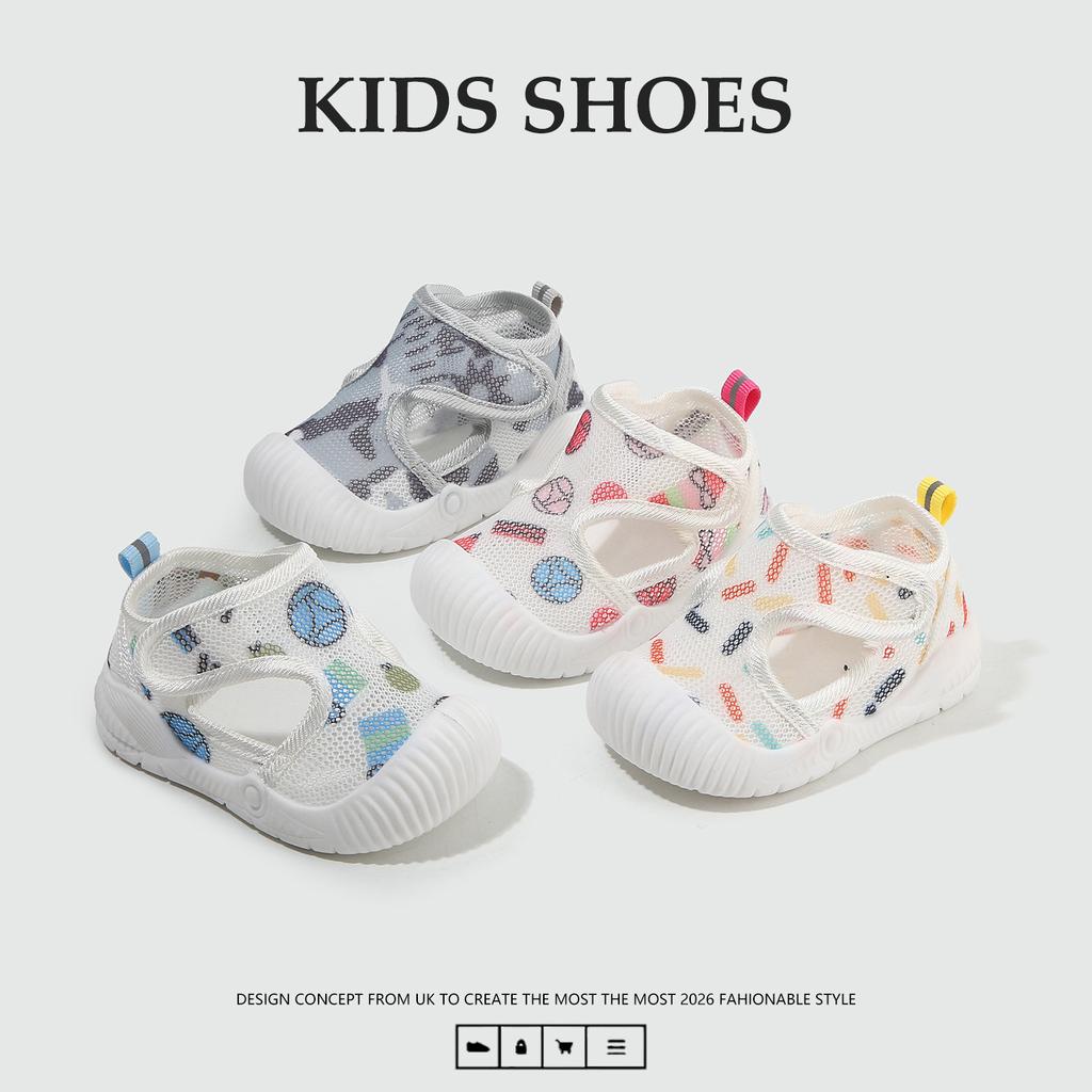 Baby Walking Shoes Breathable Summer Soft Soled Mesh Shoes for Boys and Girls Baby Sandals Child Non-slip Floor Shoes