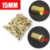 20 Stück Hochdruckrohr-Crimpzubehör 11-16MM Messingrohrverbinder Schlauch-Crimpwerkzeuge Kupferhülse Rohr Auspuffverbinder