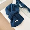 ins wind 111 pure knitted twist scarf women's winter day Korean versatile warm student solid color scarf