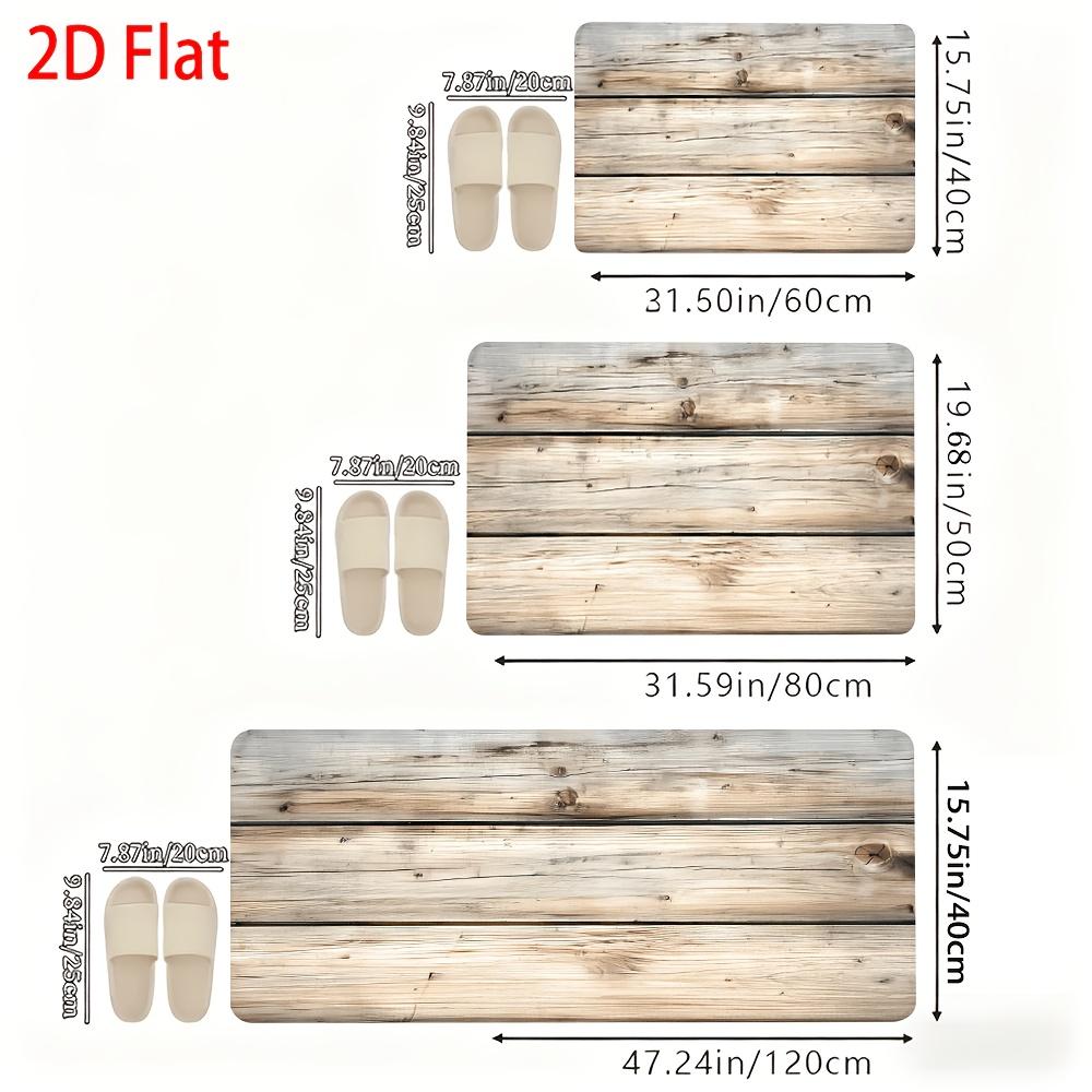 1Pcs Anti Fatigue Kitchen Rugs Modern Minimalist Print Waterproof Non Slip Thick Cushioned Kitchen Mat Heavy Duty Comfort