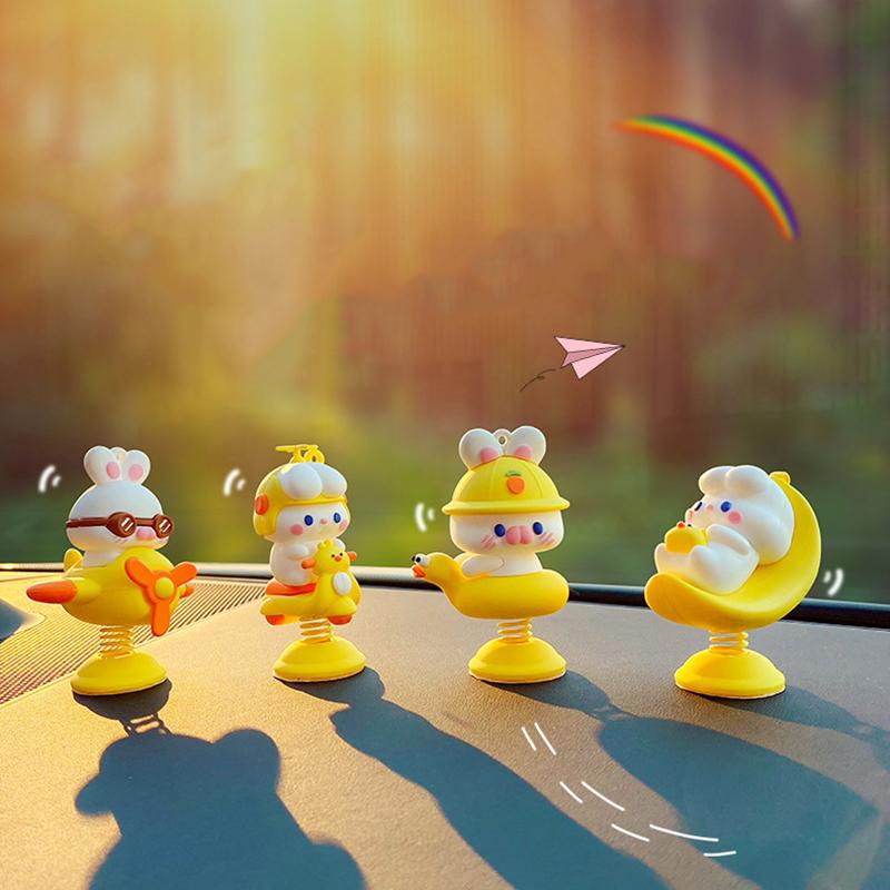 Anime Shaking Doll Car Interior Decoration Car Panel Dashboard Decoration Pvc Car Ornament Doll Auto Interior Accessories Gift