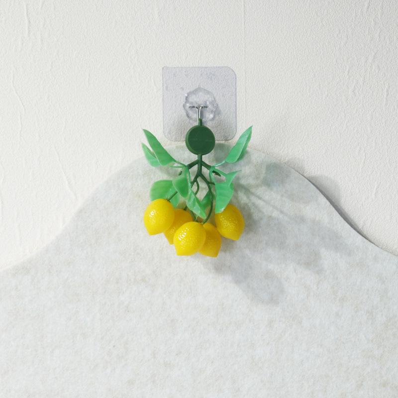 Creative Fake Fruit Skewers Magnets - Mini 5-Piece Set for Home Decor & Props