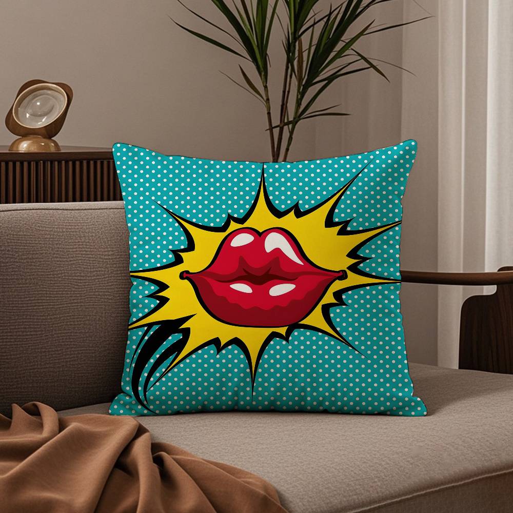 Roy L-Lichtenstein Art Pillow Case good printing pillowcase living room sofa cushion cover bedroom room decor