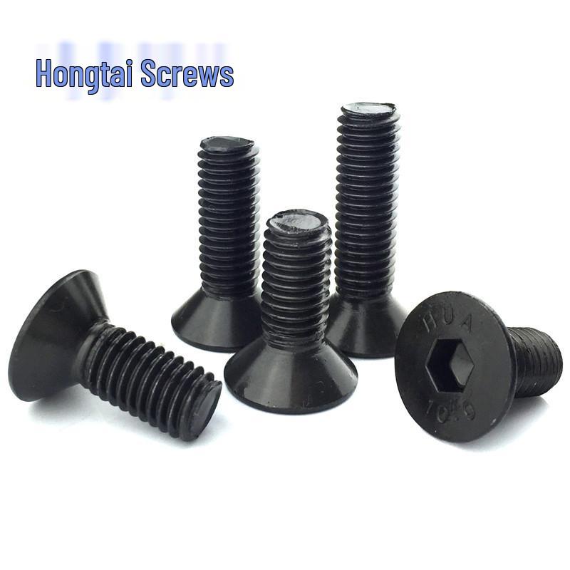 High-Strength Class 10.9 Flat Head Socket Cap Screws Bolts M2-M4
