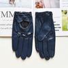 Women's Sheepskin Driver Gloves Thin Breathable Unlined Colored Leather Gloves Summer
