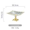 European Style Light Luxury High Footed Fruit Display Tray Living Room Home Bread Pastry Snack Tray Cake Tray Home Decoration