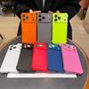 New Premium Quality Luxury Design Shockproof Corner Protection Acrylic Back Auto Focus Logo Mobile Phone Case for 17 Pro