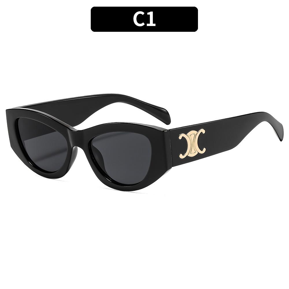 

Trendy European and American cat eye women s sunglasses personalized high-end sunglasses fashion sunglasses
