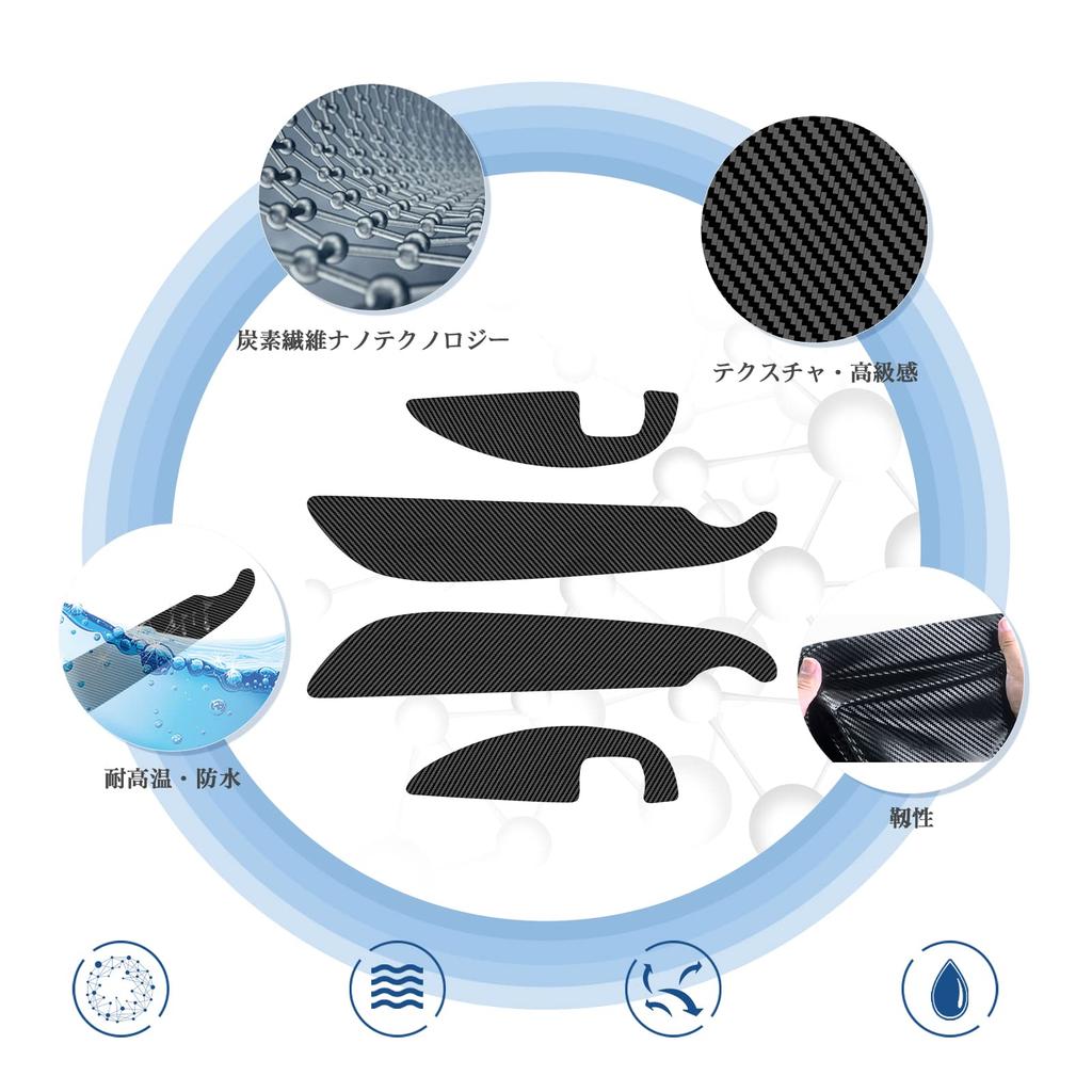 RUIYA Nissan Note E13 Door Kick Nissan Aura Inner Door Panel Protector Door Kick Door Trim Interior Custom Easy Innovative Adhesive Technology Note