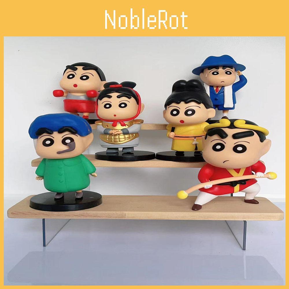 Whimsical Crayon Shinchan Desk Decor Statues In Six Colorful Designs