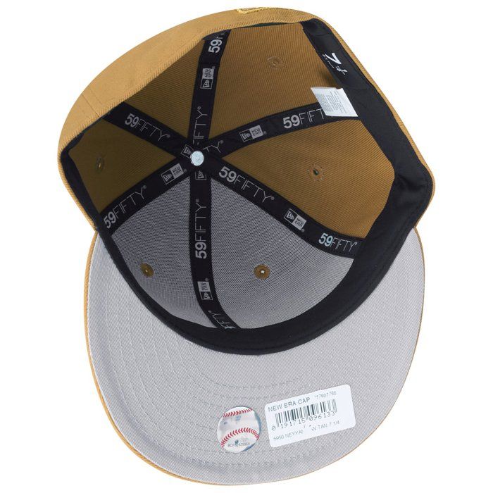 New Era 59Fifty Fitted Cap - MLB TEAMS Panama Tan / Gold