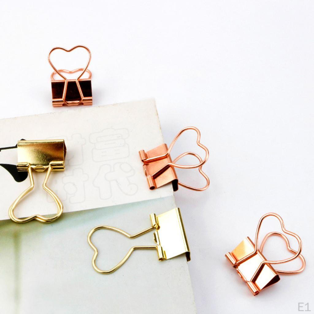 Pieces Shaped Paper er Clips Stationery of office Document Organizer (38 X 0.71 Inch, ,