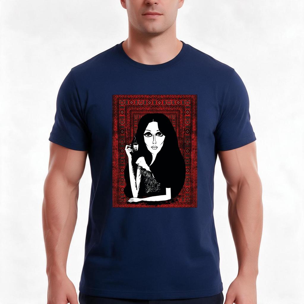 Fairouz Tshirt Summer Casual Cotton Tee Oversized Streetwear Tops Vintage Graphic Print Loose Fit Short Sleeve