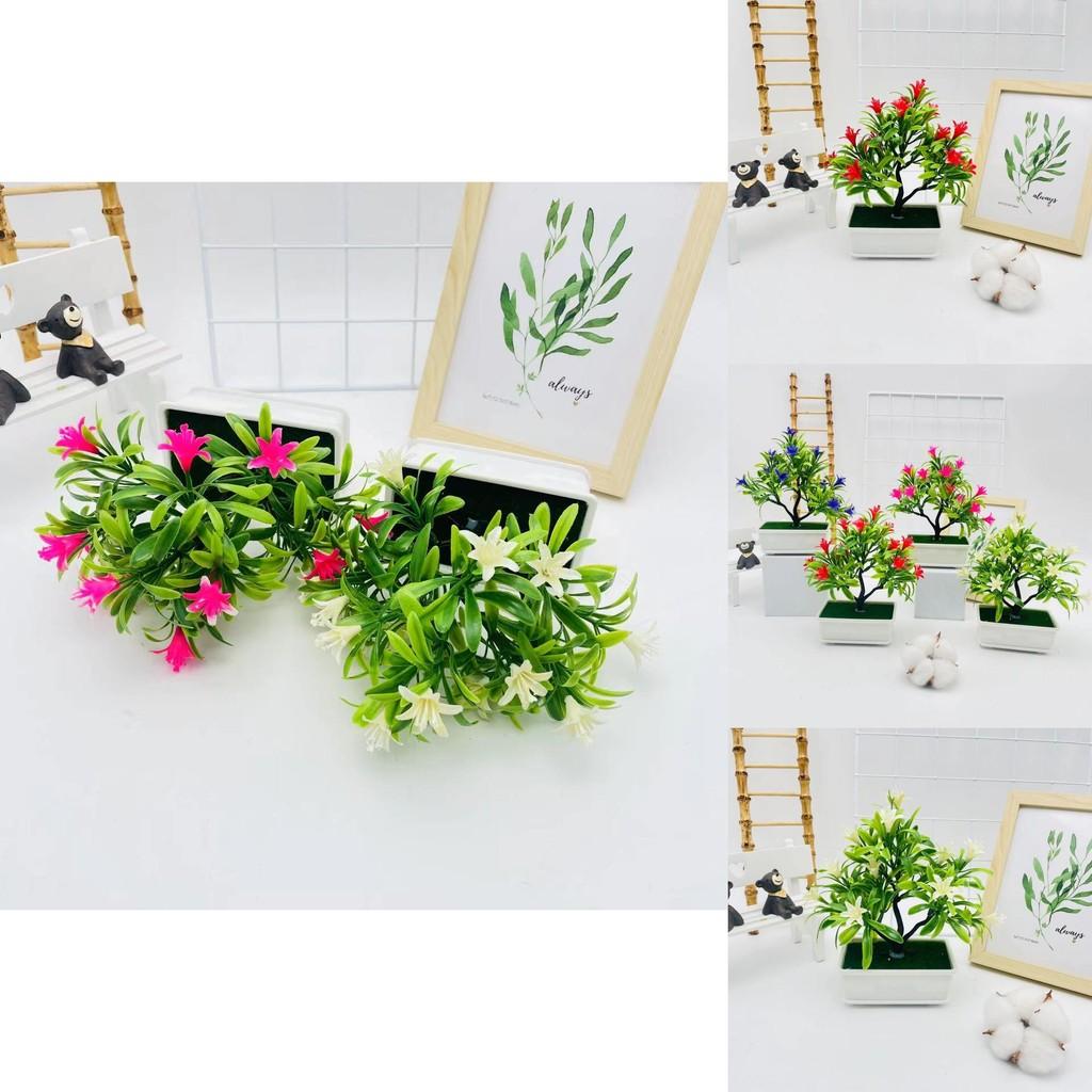 Faux Cymbidium Tree Garden Decor Potted Plant With Realistic Look For Outdoor And Indoor Use