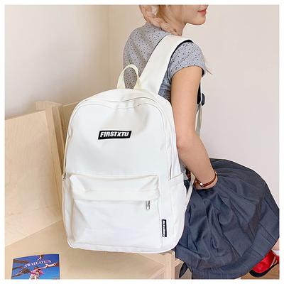 Schultasche für Mädchen, Mittelstufe, Oberstufe, Studenten, einfarbig, minimalistischer Rucksack für Frauen, neue leichte Luxus-Nische