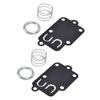 6SET Rubber and Iron Diaphragm Gasket Kit Compact Replacement Kit for 5021K 2HP 5HP Engines