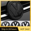 For VW VOLKSWAGEN New 2Pcs Car Front Grill Badge Replacement Emblem Car Logo Stickers For Volkswagen VW Golf 5 MK5 GTI 129mm X 1