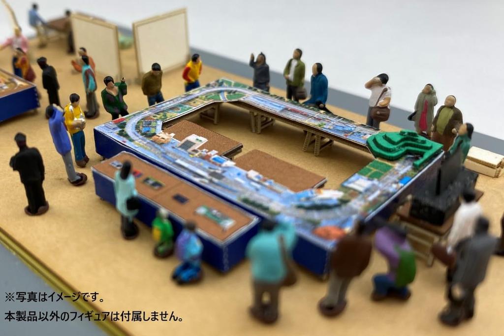TOMYTEC MD03 Micro Dollhouse Railway Model Running Event Diorama Supplies Eco-Racture -