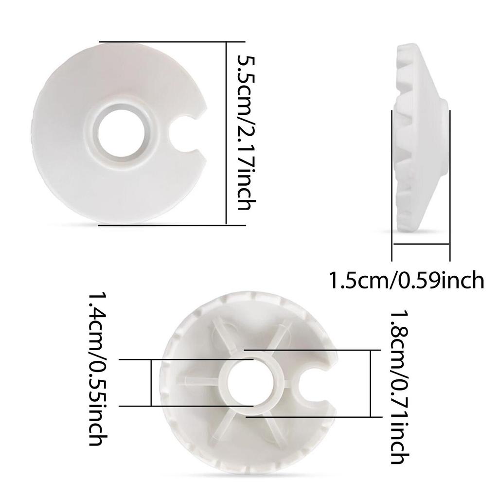 Durable ABS Hiking Pole Basket Ski Accessories Replacement for Trekking Walking Stick Snow Parts