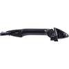 Black Rear Left Driver Side Exterior Door Handle for Elantra 2011-2016