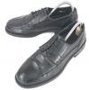 Lloyd Germany Heavy Leather Swirl Moc 25.5 Black Dress Shoes Business