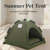 Pet Nest Tent Semi Closed Foldable Outdoor Pet Supplies Breathable Tent Pet Summer Cooling Warm Pads Pet Decoration Supplies