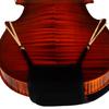 Soft Cotton Sponge Pad Protector Musical Instrument Accessory, Black Viola Chin Rest, 4/4-4/3 Viola Chin Shoulder Rest