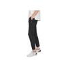 Skechers Solid Color Mid-Rise Comfortable Breathable Straight-Leg Sports Pants Men bottoms Carbon-Black P224M014-0018