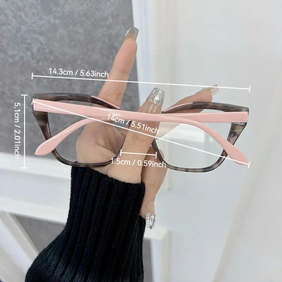 Square Anti Blue Light Glasses Fashion Retro Classic Women Men Computer Gaming Eye Protection Plain Spectacles