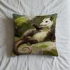 Cushion Cover Soft Case Sofa Living Room Home Modern Comfortable Office Print Decor Opossum Protective Pillow