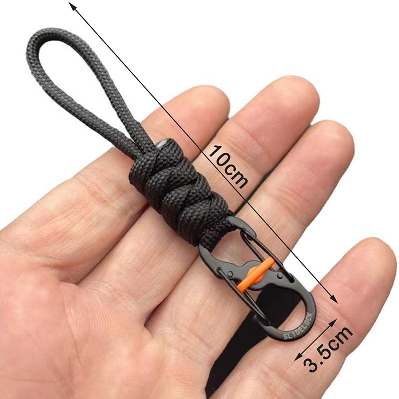 10cm Paraplu Touw Anti-Diefstal En Anti-Verlies 8-Vormige Sleutelhanger Met Slot 8-Vormig Slot Draagbaar Buiten Lanyard Ophanglus