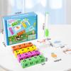 Wooden Spell Word Montessori Toy Letter Cognitive Challenge Memory Arithmetic Number Learning Educational Toy for Children
