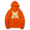 2026 Winnie the Pooh Giacca alla Moda Tasca Pullover Manica Lunga con Cappuccio Primavera Autunno Felpa Larga Felpa con Cappuccio da Donna