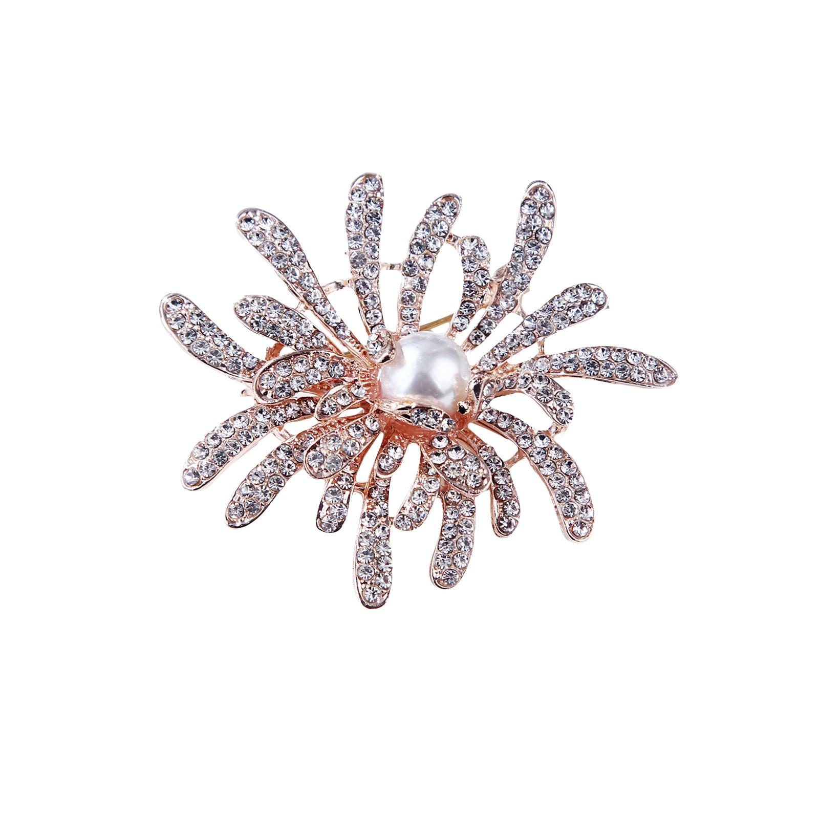 

Брошь для костюма и платья, подходит для длительного ношения и длительного использования в качестве украшения для вашей семьи и друзей One Size белый