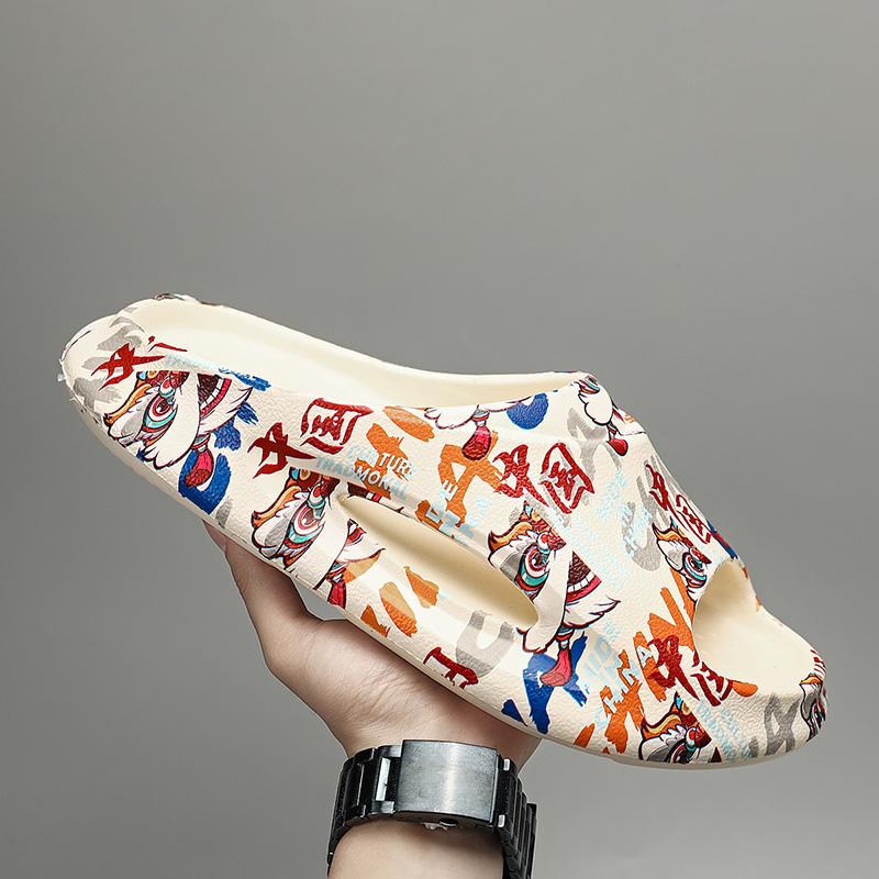 Модные толстые подошвы на мягкой мягкой подошве удобные повседневные мужские сандалии — фото 5