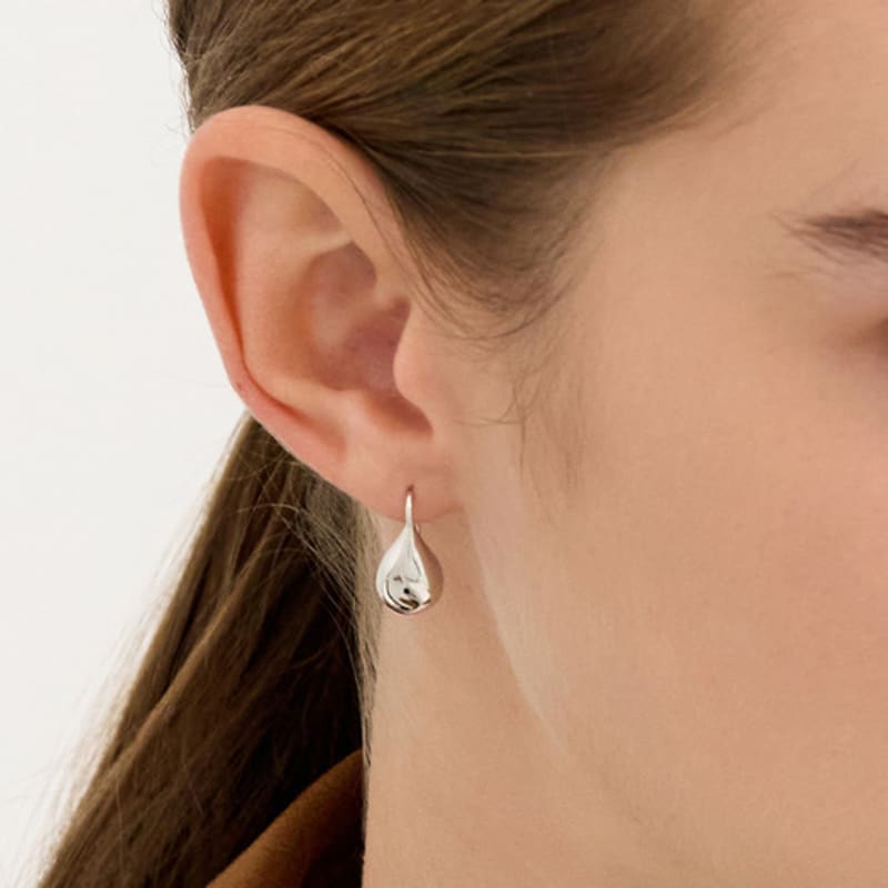 hyeres-lor Champagne Moon Dew Drop Silver (W) Fishing Earrings HL2E59242W9XXX