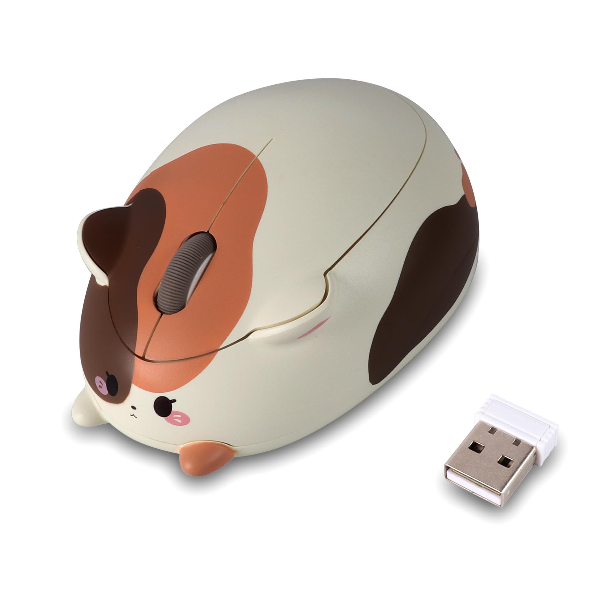 

Wireless USB For For For Cat Compatible with Mouse, 2.4GHz, Animal-themed, Small, Battery-powered, Quiet, Cordless, Receiver, Compact, Ergonomic,