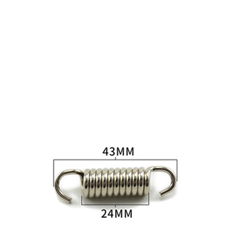 1/2PCS  Universal Motorcycle Exhaust Muffler Mounting Spring Link Pipes Stainless Steel Rotatable Metal Springs Kit Set