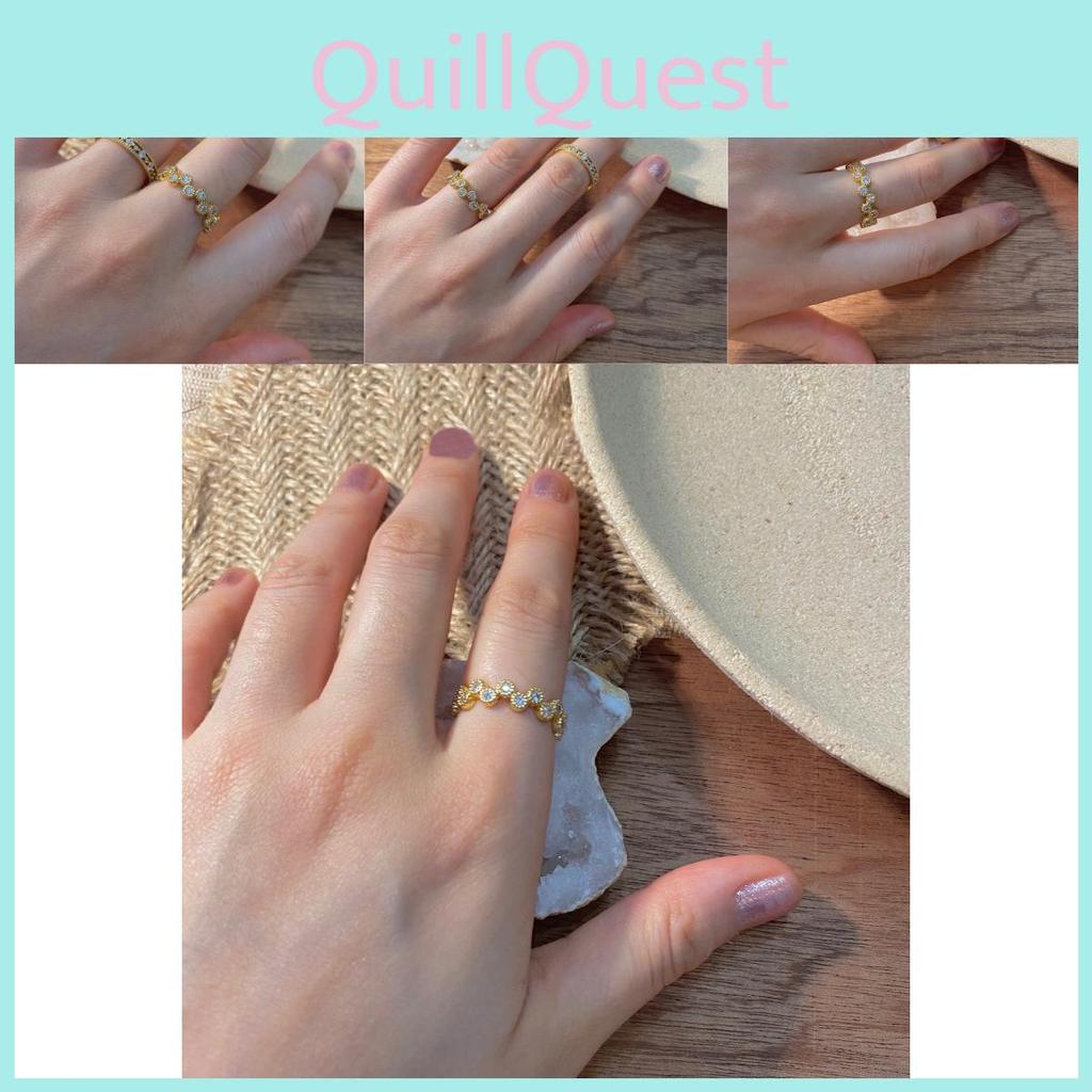 Einzigartiger Verstellbarer Kupferring Für Damen Mit Stilvollem Geometrischem Design Für Sommer 2024