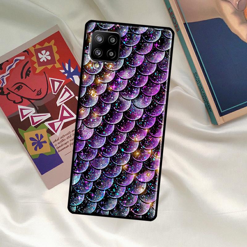Mermaid Tail Scale Case For Samsung Galaxy A52 A32 A12 A33 A06 A16 A26 A36 A56 A15 A53 A13 A34 A54 A14 A35 A55