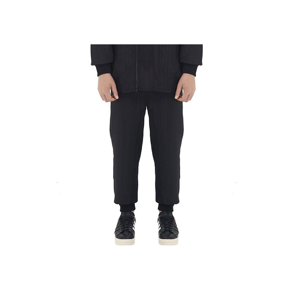 Y-3 Casual Tapered Straight-Leg Pants Men Bottoms Black GK4370