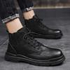 Martin Boots Men's High-top British Leather Shoes Men's Non-slip Soft-soled Short Boots Men's 2025 Autumn New Shoes Men's