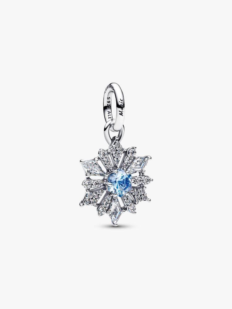 Pandora Disney Frozen Koningin Elsa Sneeuwvlok Dangle Bedel – Sterling Zilver & Kristal – 794209C01