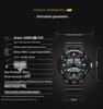 Sanda Luminous Unisex Multifunctional Casual Electronic Watch
