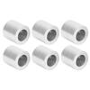 100Pcs Crimping Loop Sleeve Aluminum Round Hole M6 Steel Wire Rope Industrial Supplies