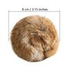 3/5/10PCS Rabbit Fur Ball Cat Toy 8cm Plush Catnip Interactive Chase Ball for Indoor Kitten Exercise Pet Accessories Daily Use